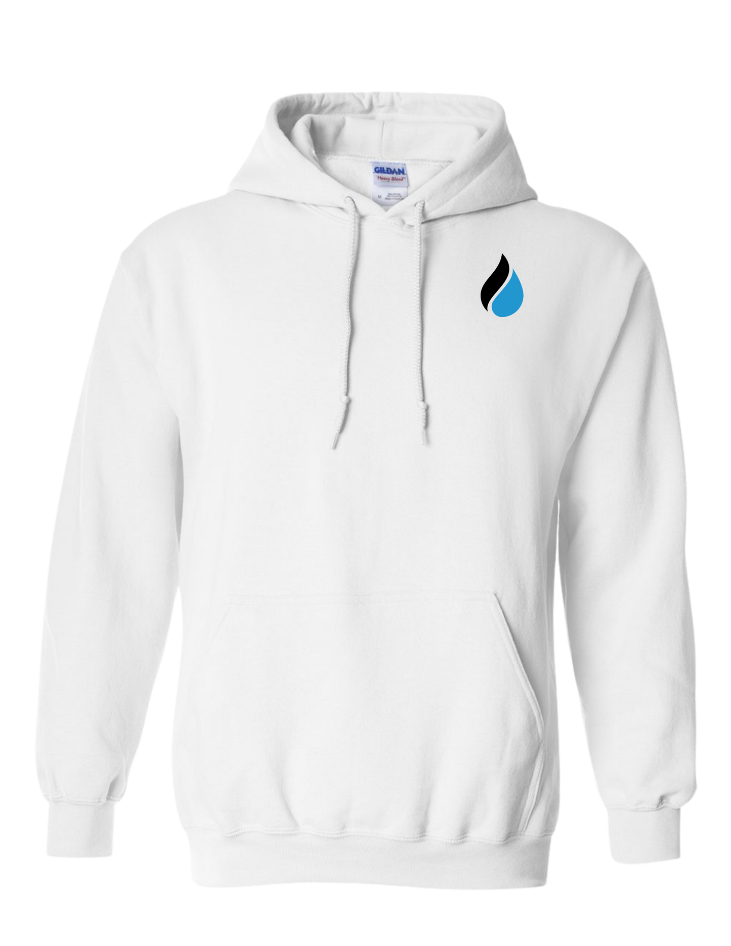 Outpouring Acts 2:38 Pullover Hoodie-White
