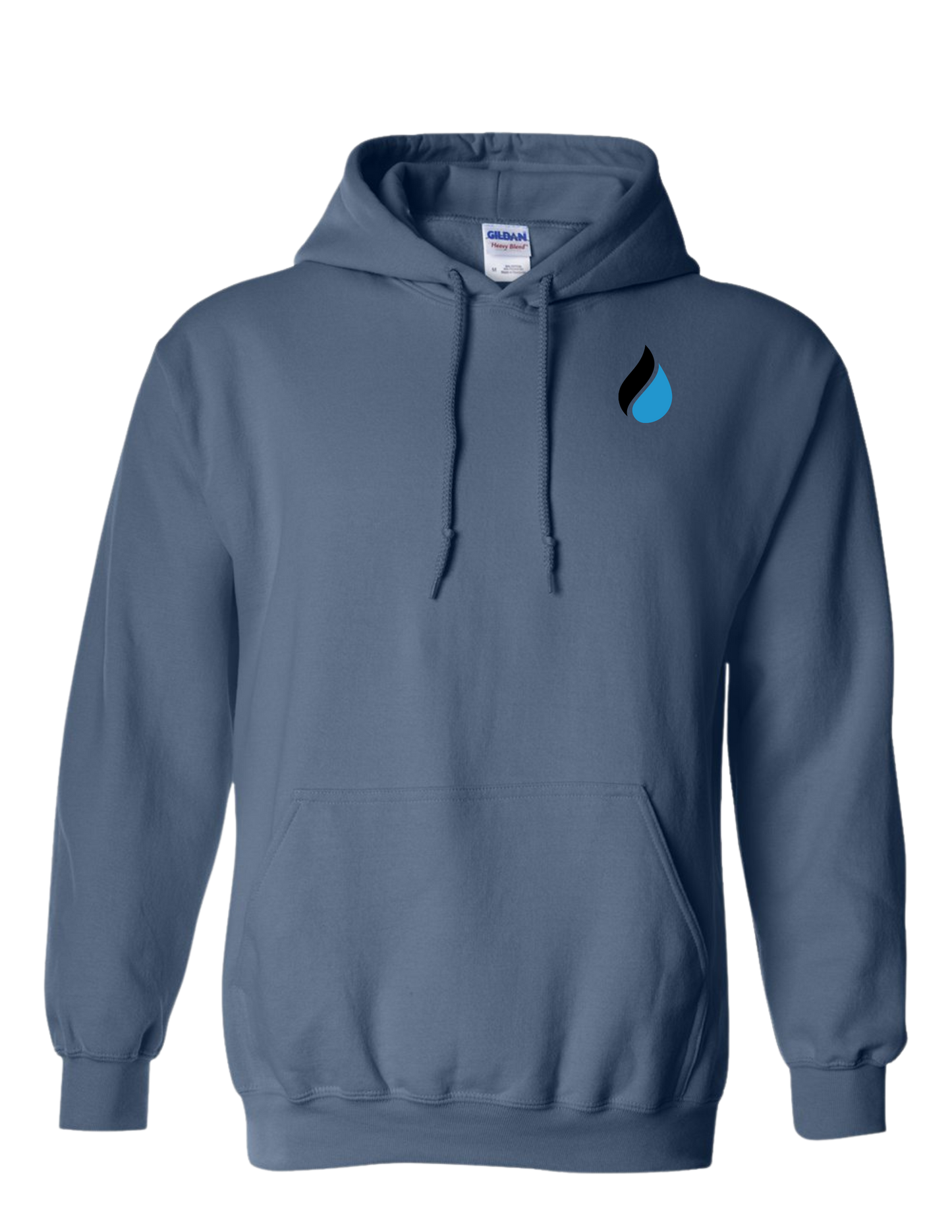 Outpouring Acts 2:38 Pullover Hoodie-Indigo