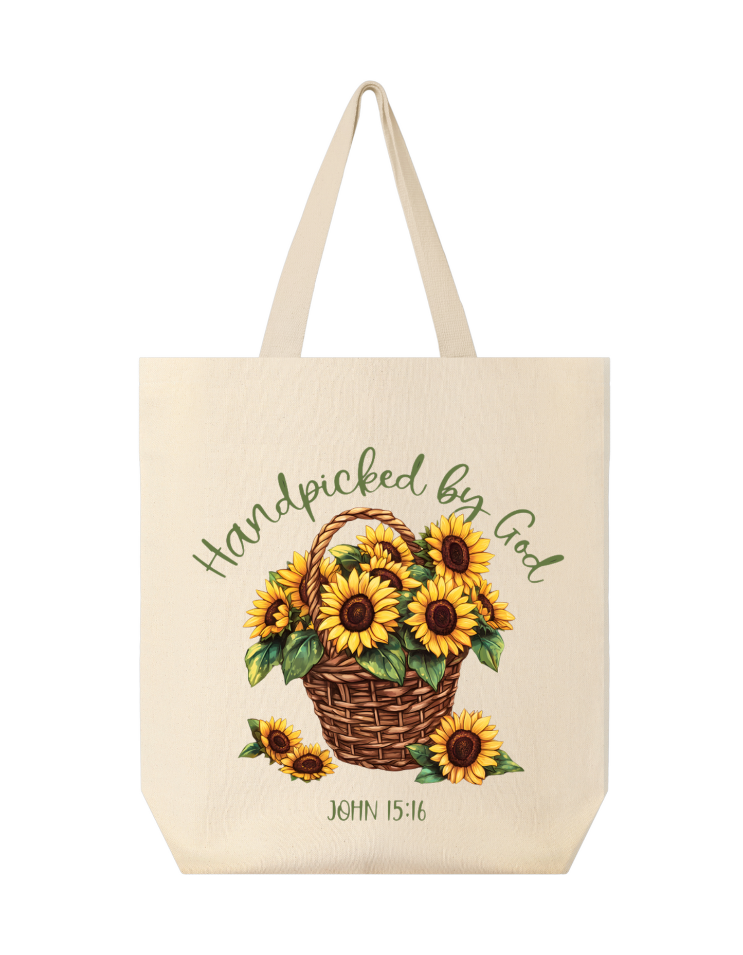 Handpicked by God Market Tote Bag