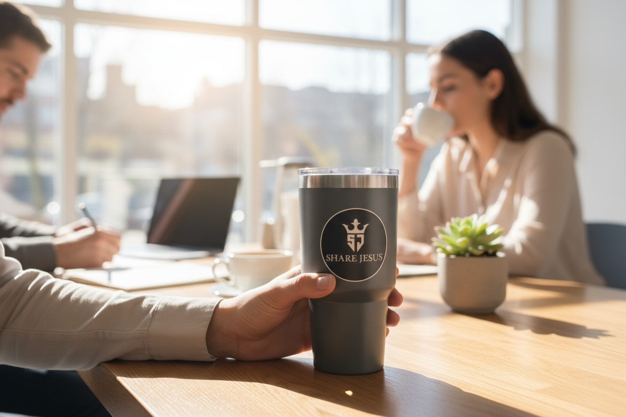 Share Jesus Logo Sticker