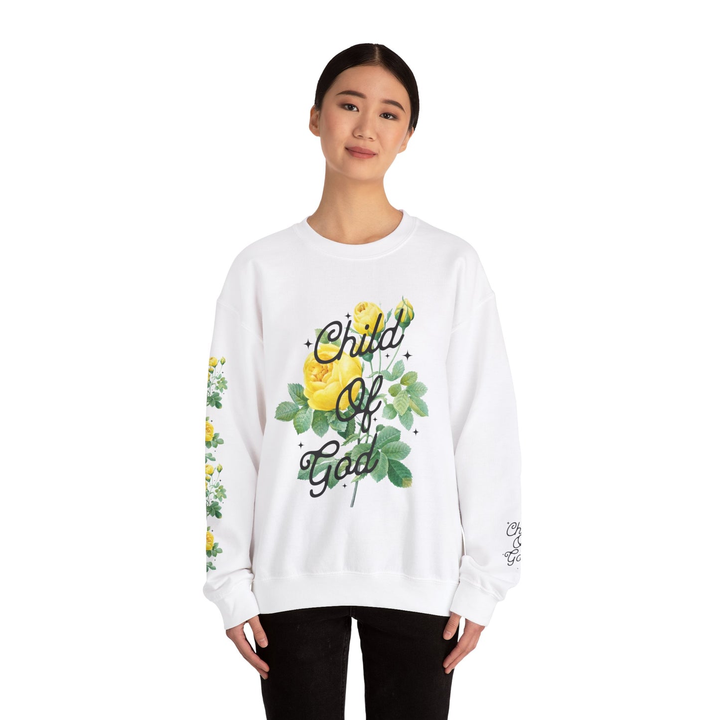 Yellow Rose Child of God Sweatshirt