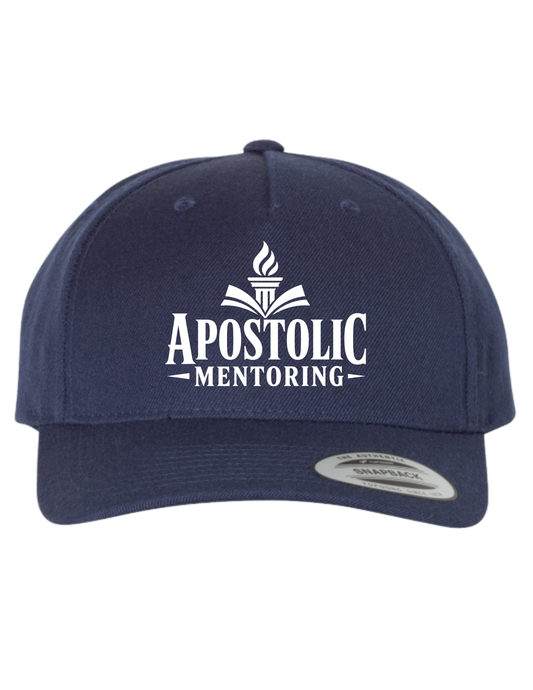 Apostolic Mentoring Embroidered Snapback Hat – Navy