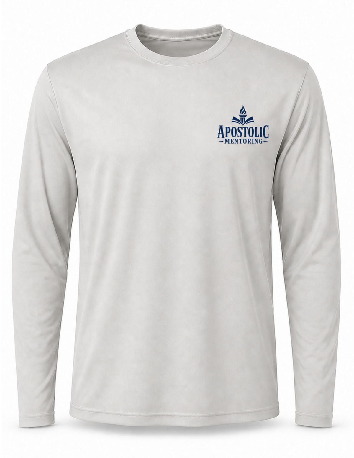 Apostolic Mentoring “Equipping Millions” Performance Long-Sleeve Shirt – Platinum