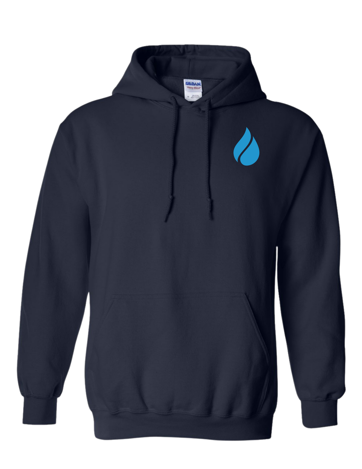 Outpouring Acts 2:38 Pullover Hoodie-Navy