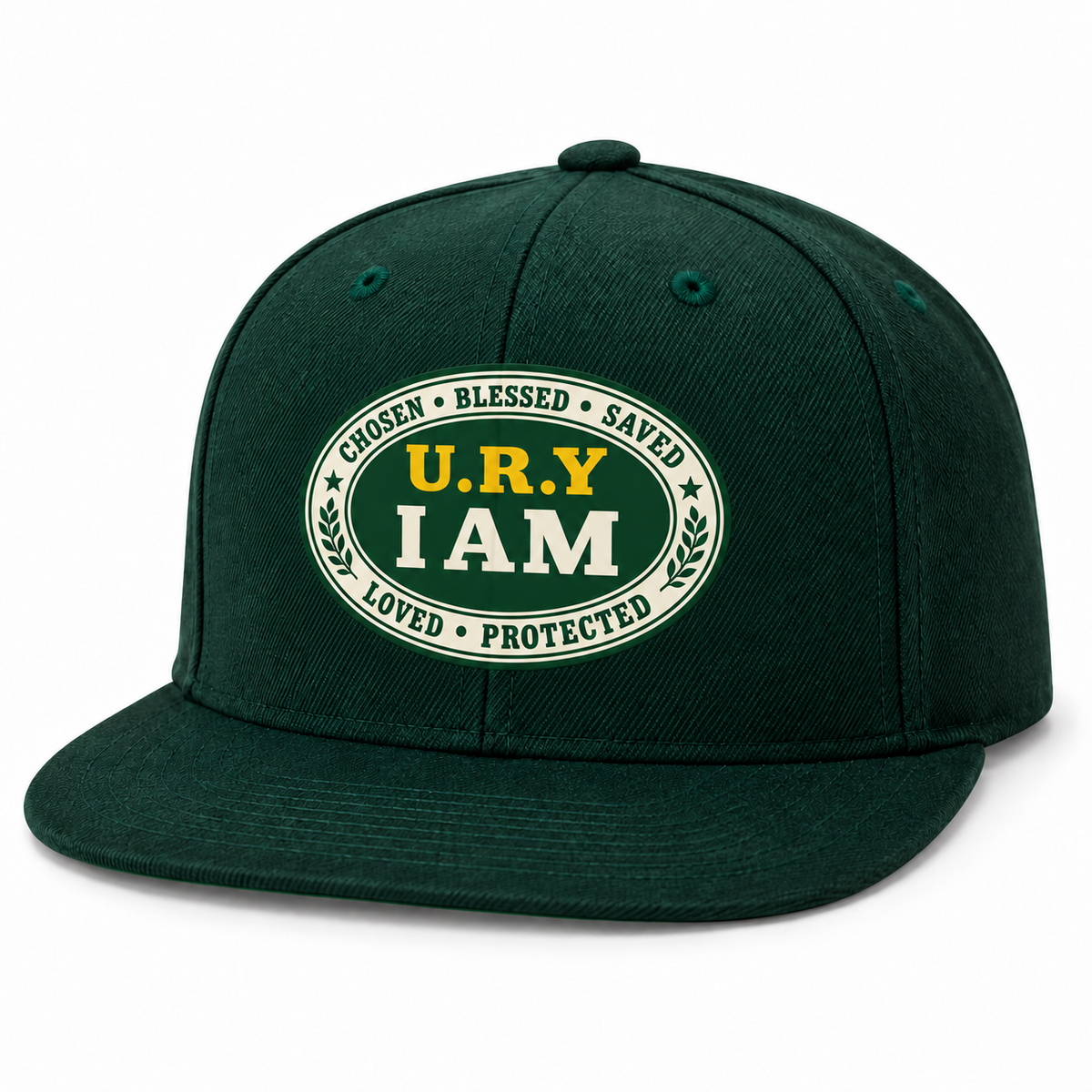 Upper Room Youth “I AM” Forest Green Snapback