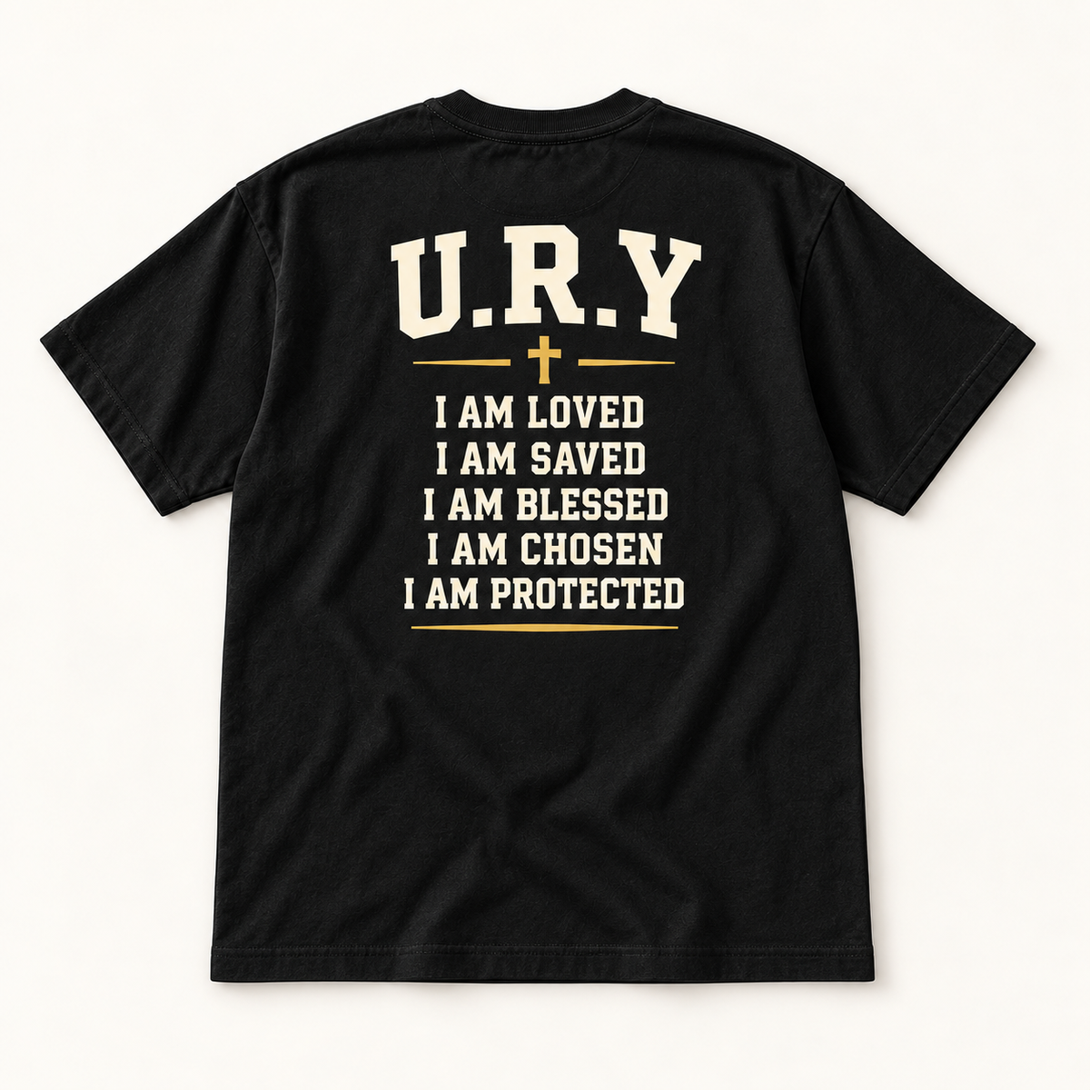 Upper Room Youth Vintage “I Am” T-Shirt -Black