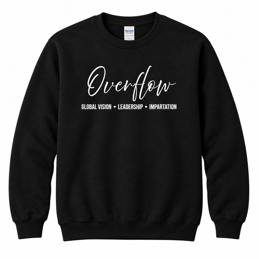 WMW International Overflow Crewneck Sweatshirt | 15-Year Celebration