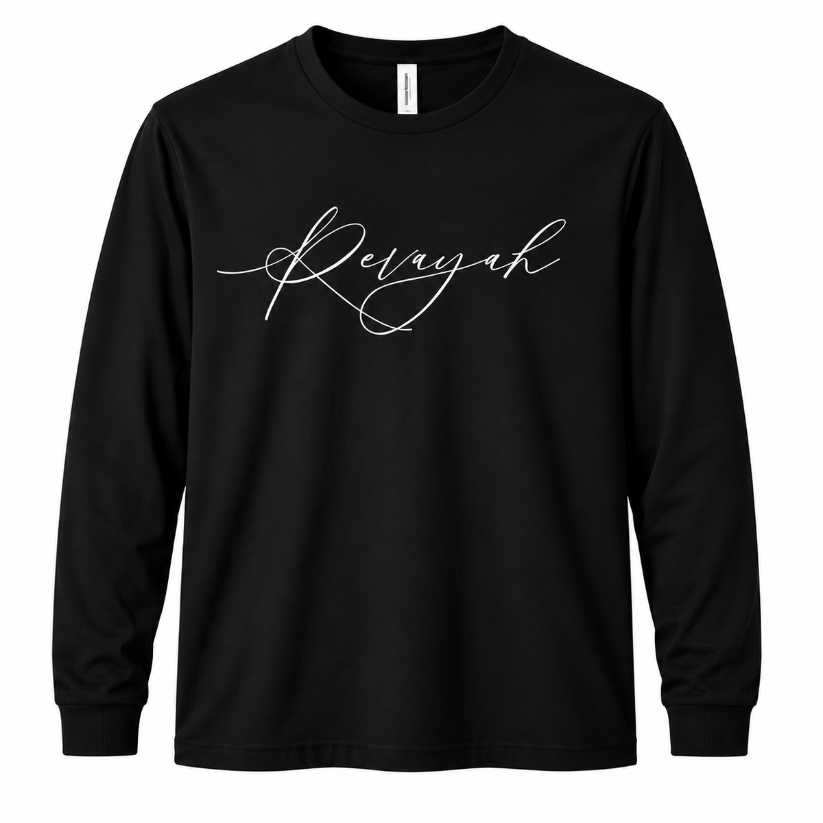 Revayah Black Long Sleeve T-Shirt