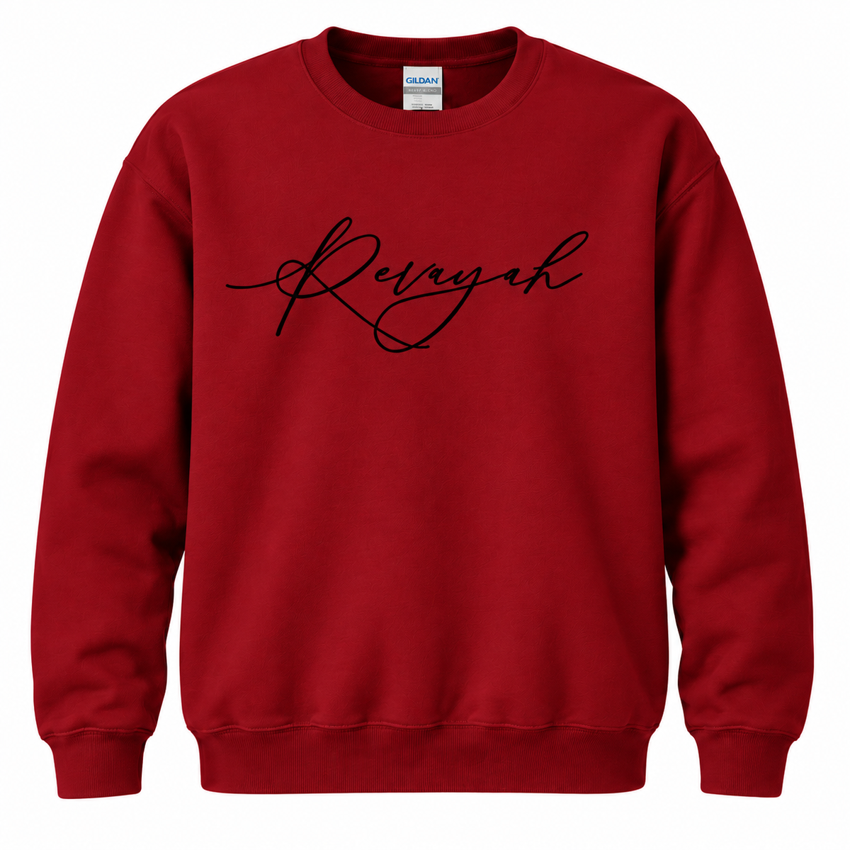 Revayah Maroon Jerzees Crewneck Sweatshirt