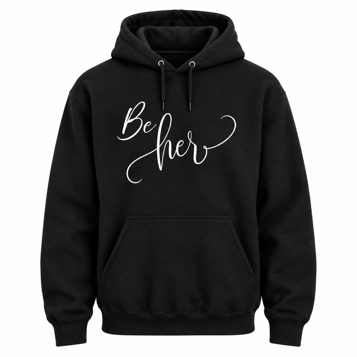 Be Her Black Gildan Hoodie