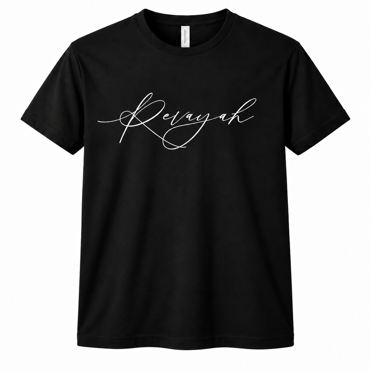 Revayah Black Short Sleeve T-Shirt
