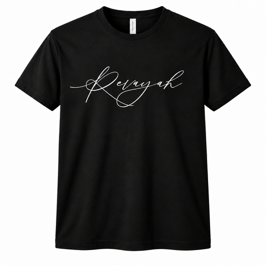Revayah Black Short Sleeve T-Shirt