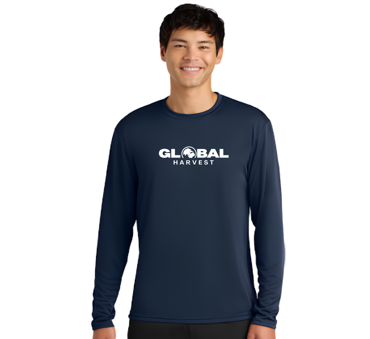 Global Harvest Long Sleeve Tee – Navy