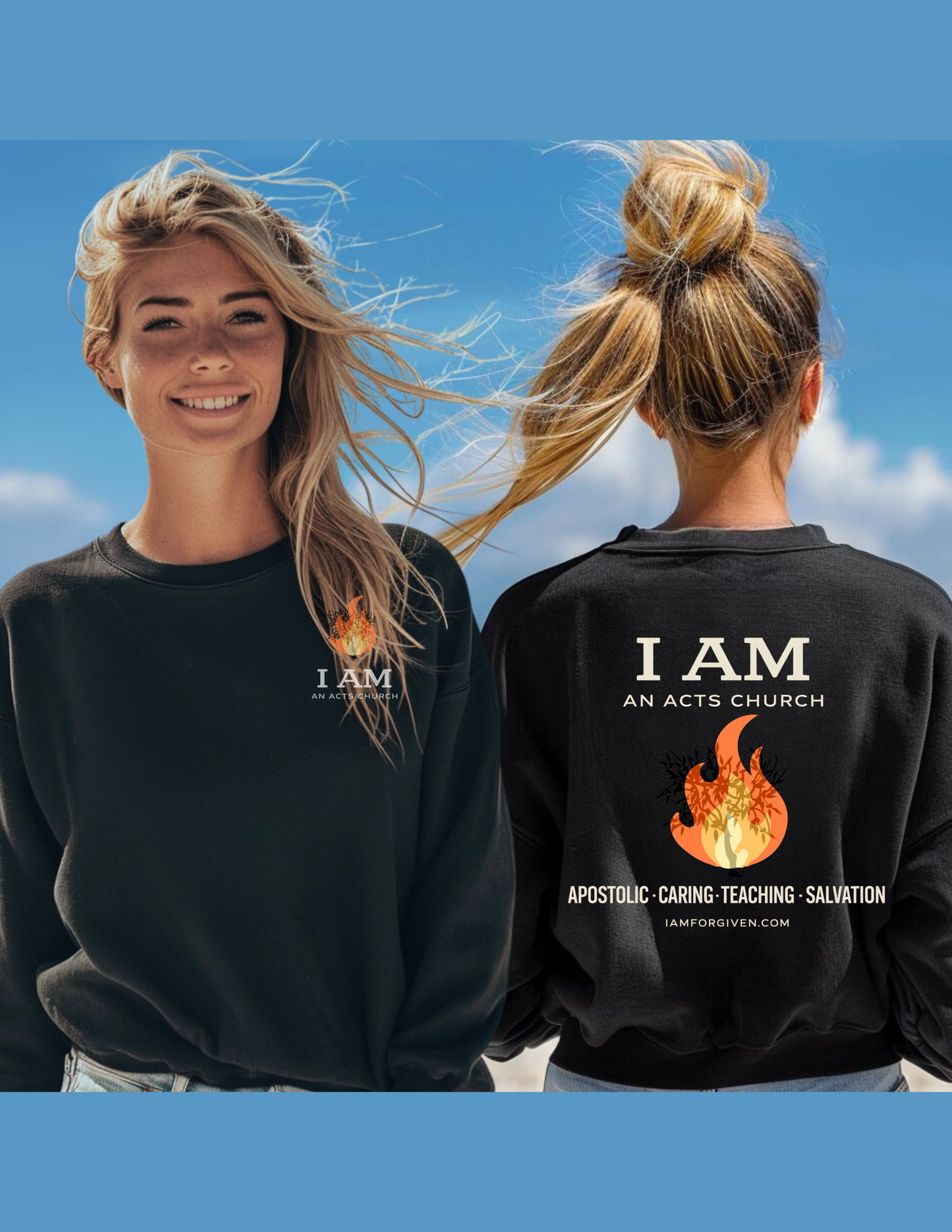 I AM an ACTS Church Crewneck Sweatshirt