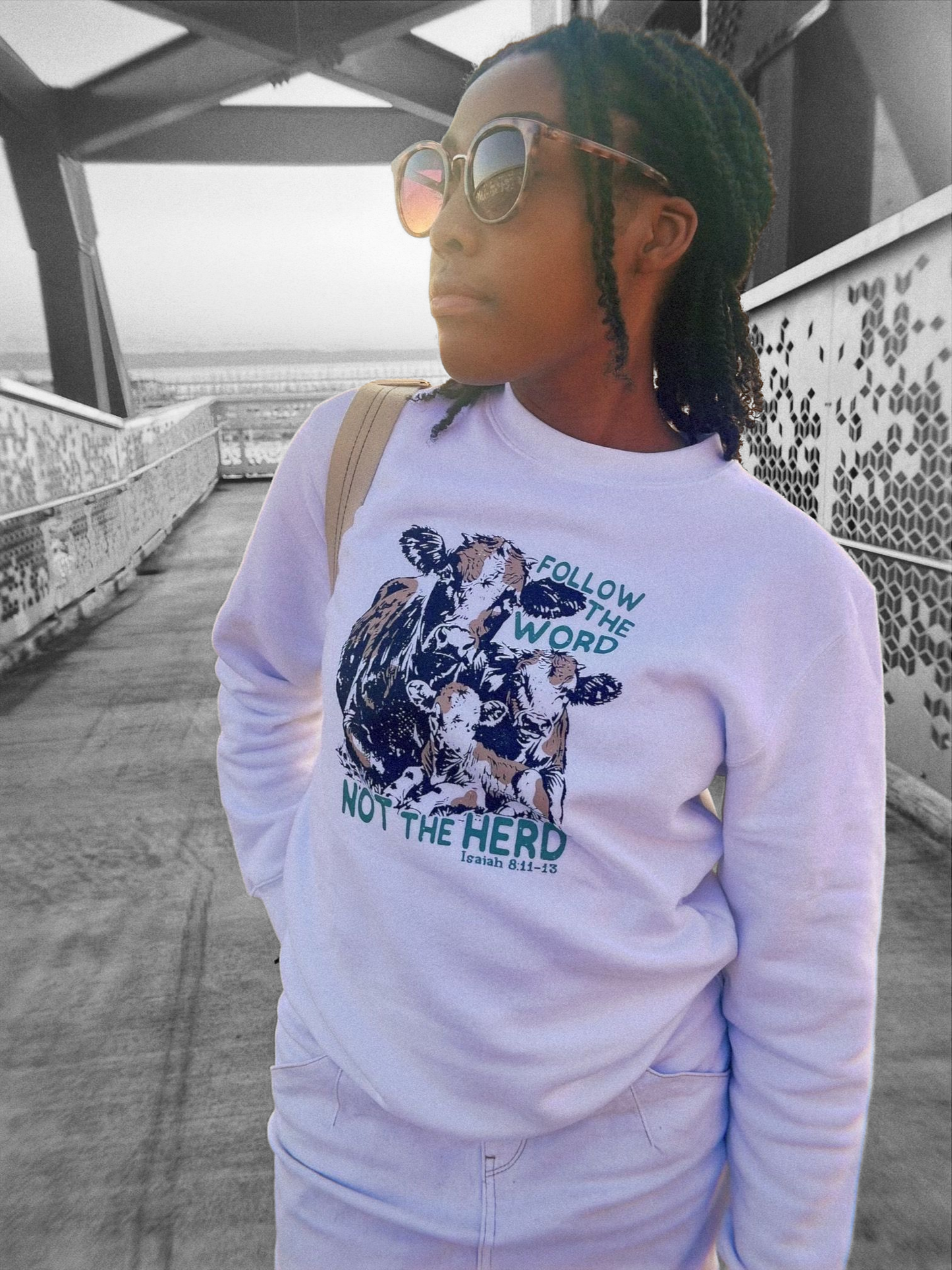 Follow The Word. Not The Heard. Premium Sweatshirt