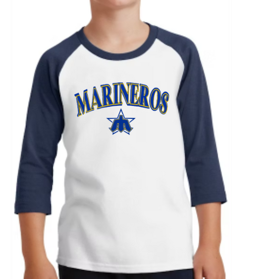 Custom Youth baseball sleeve tee