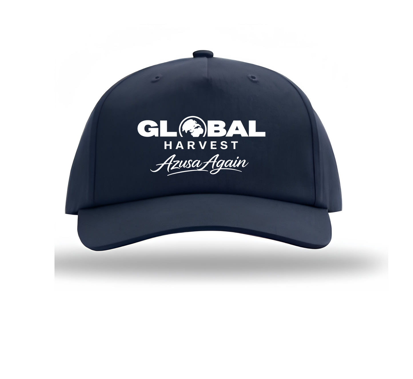 Global Harvest “Azusa Again” Hat – NAVY Christian Trucker Cap