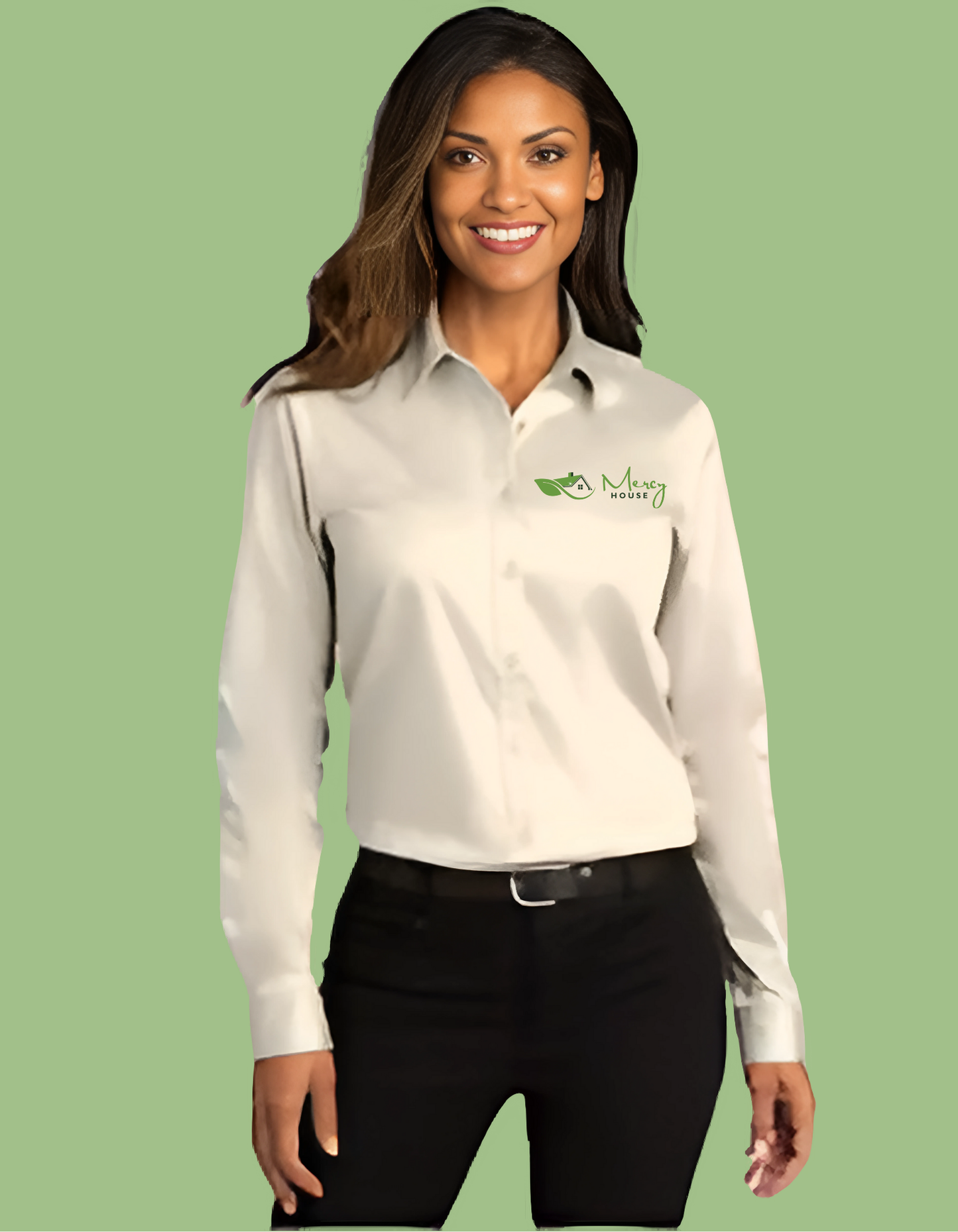 Long Sleeve Women's Button Up Shirt