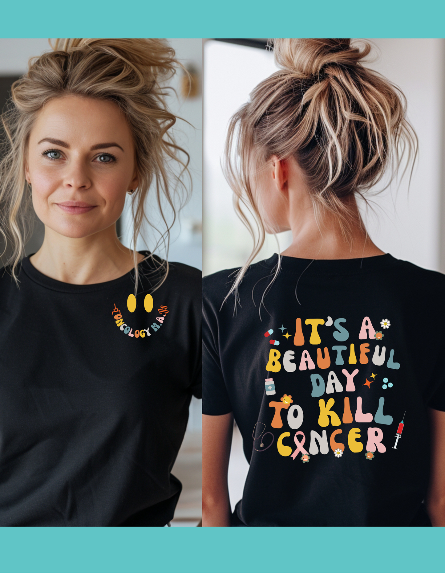 Oncology M.A., Bella + Canvas Unisex Crew Tee