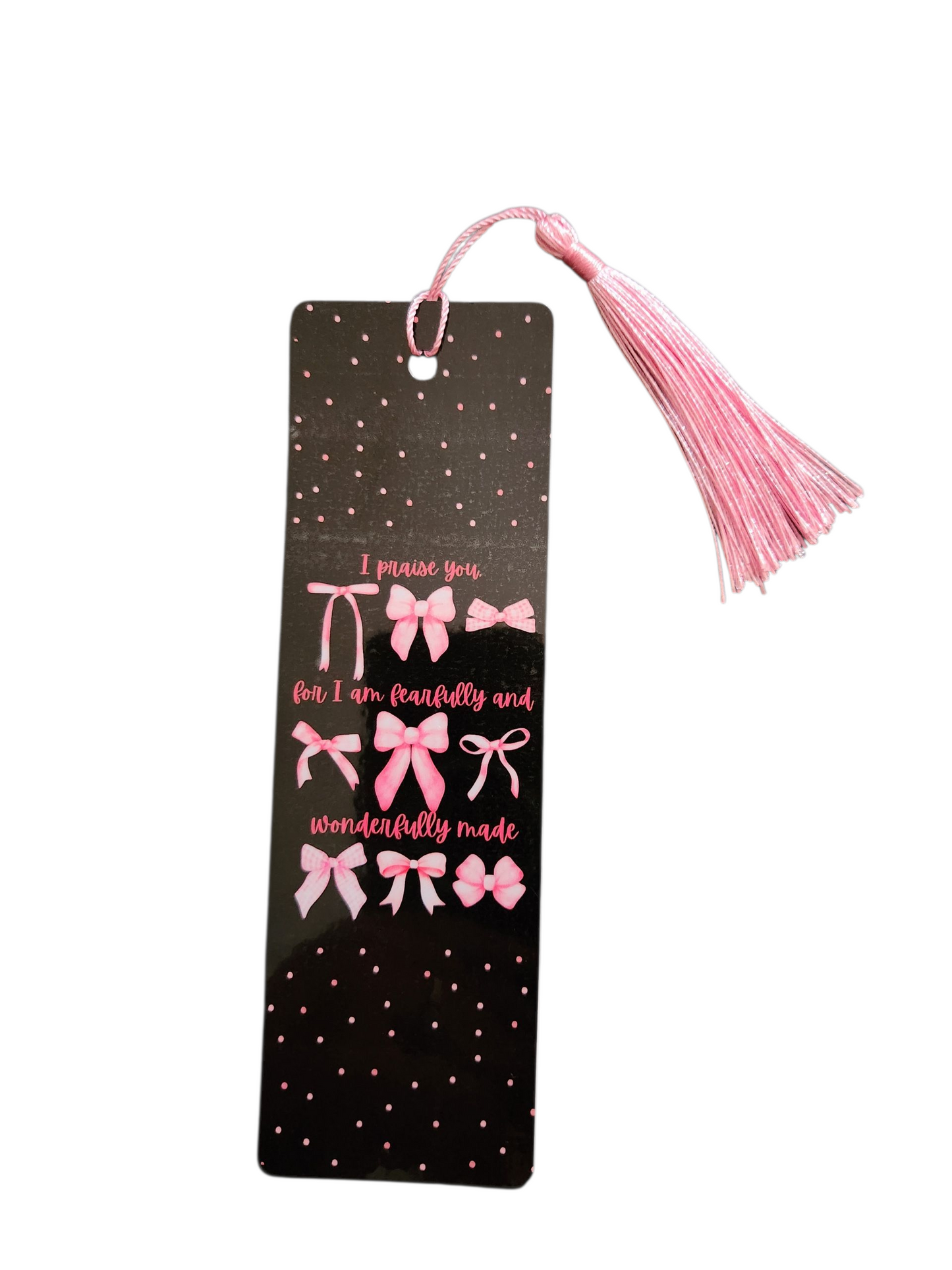 💖 Beautifully  Wonderfully Made Bookmark – Psalm 139:14