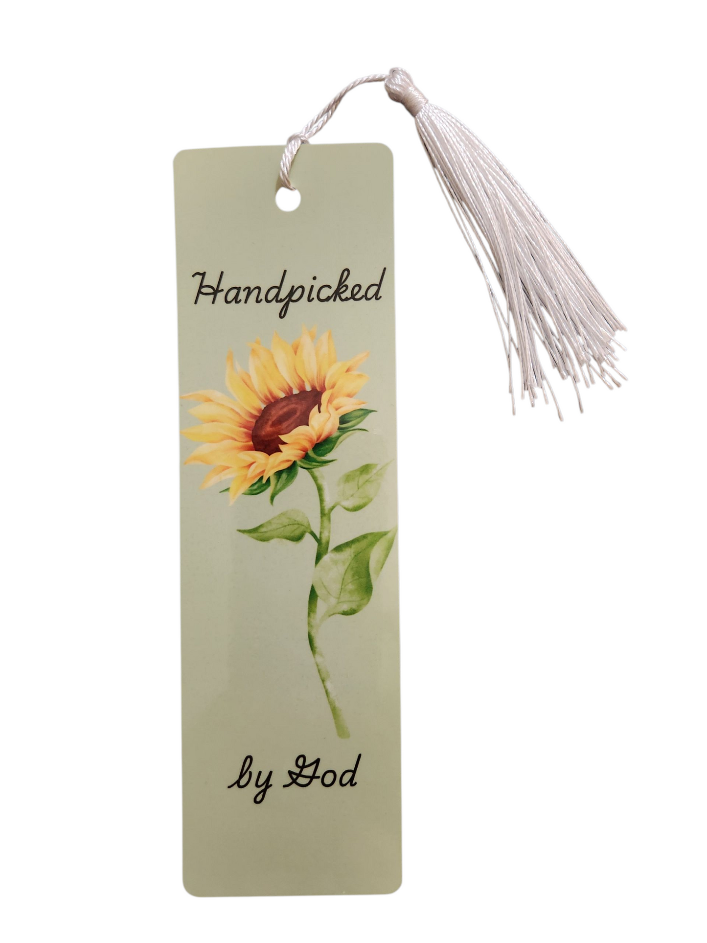 Handpicked by God Sunflower Bookmark