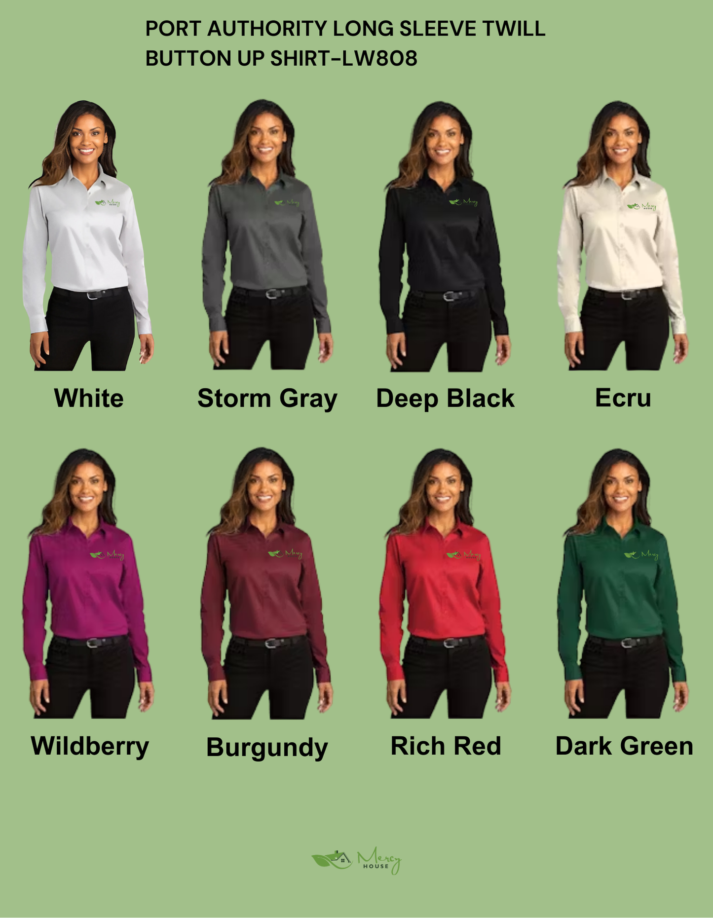 Long Sleeve Women's Button Up Shirt