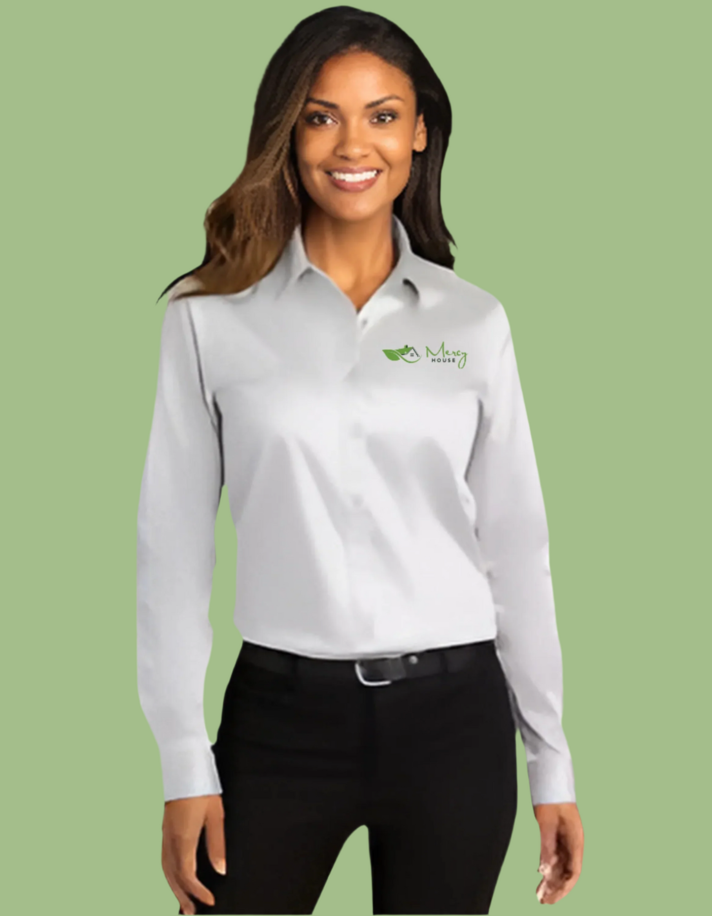 Long Sleeve Women's Button Up Shirt