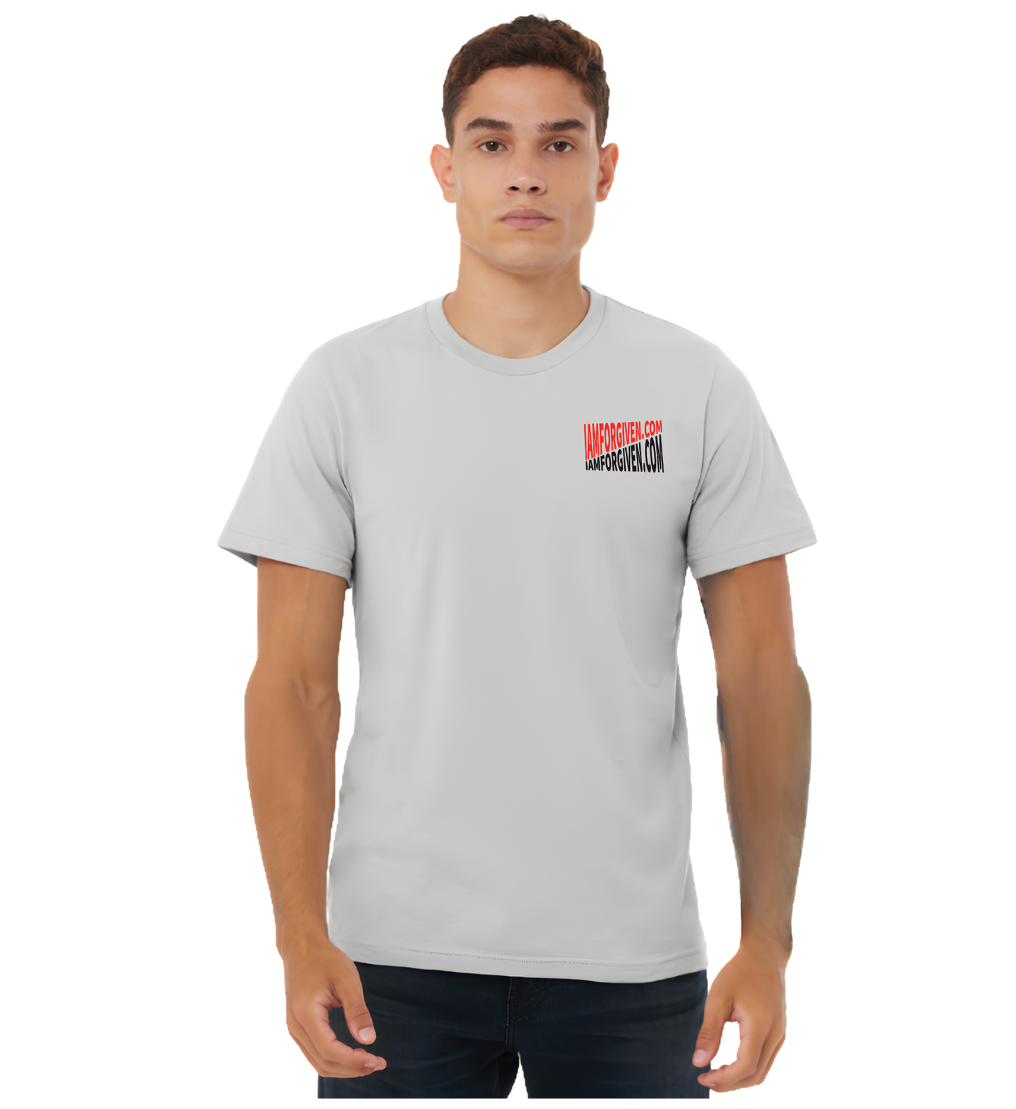 Iamforgiven.com colorblock design