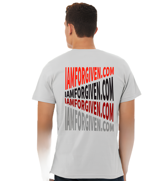 Iamforgiven.com colorblock design