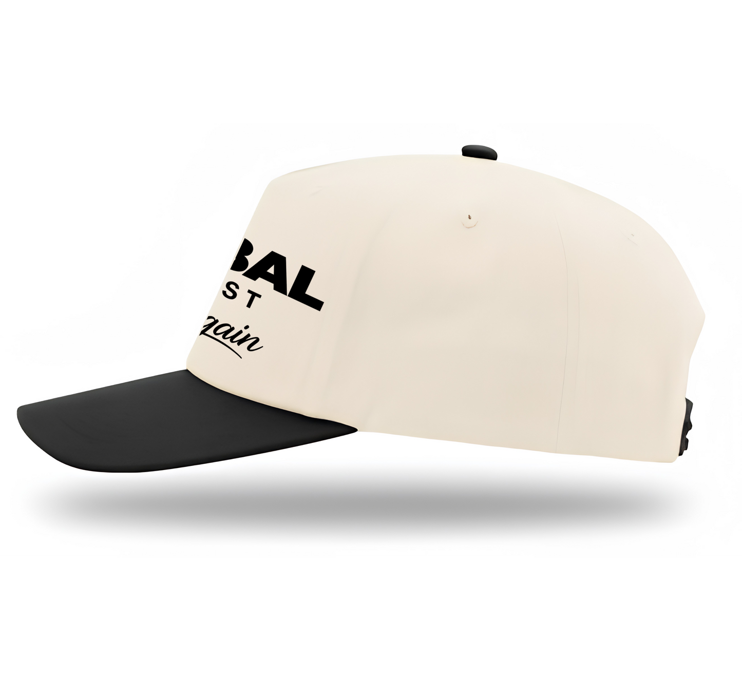 Global Harvest “Azusa Again” Hat – Cream & Black Christian Trucker Cap