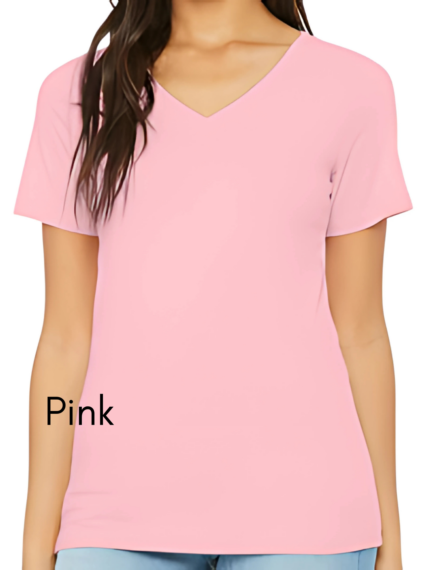 Oncology Nurse, Bella Canvas Ladies V-Neck