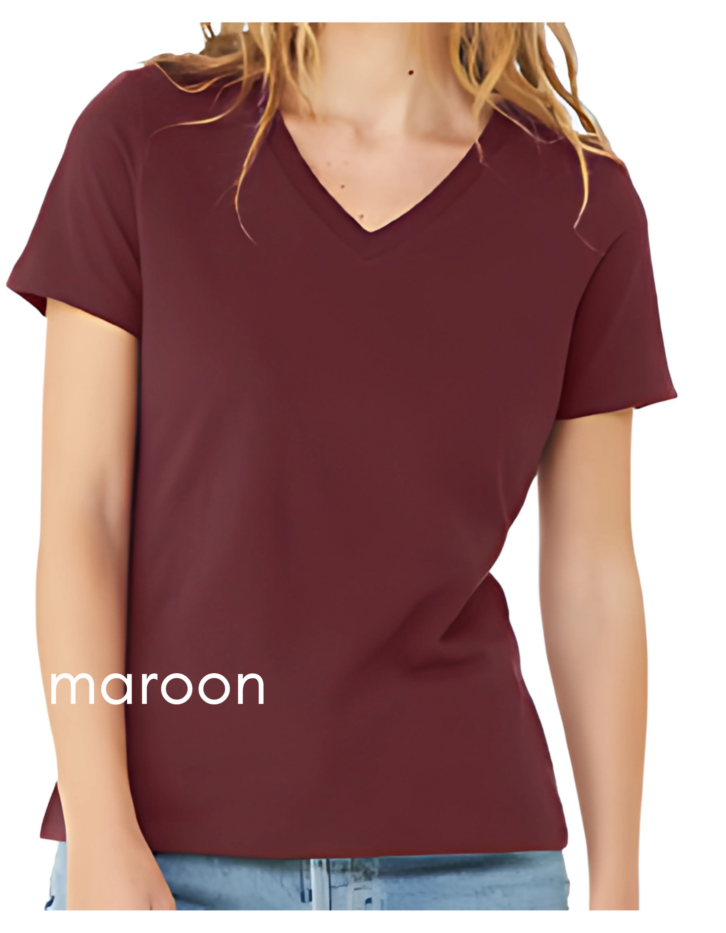 Oncology Nurse, Bella Canvas Ladies V-Neck