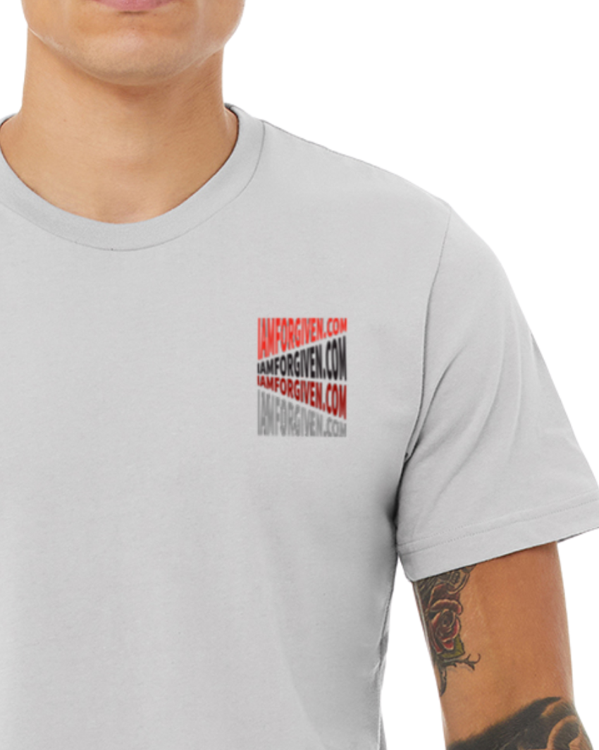 Iamforgiven.com colorblock design