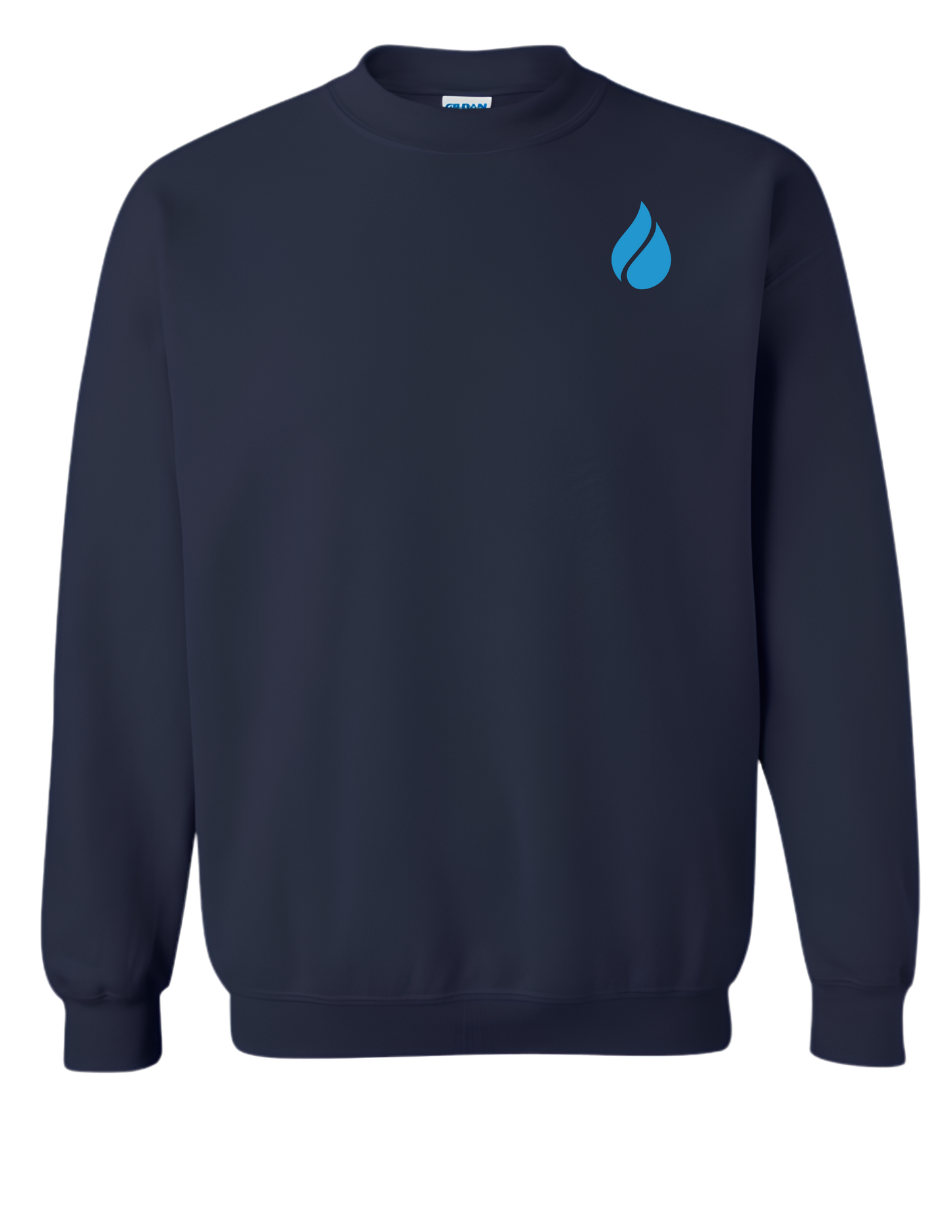 Outpouring Acts 2:38 Crewneck Sweatshirt-Navy