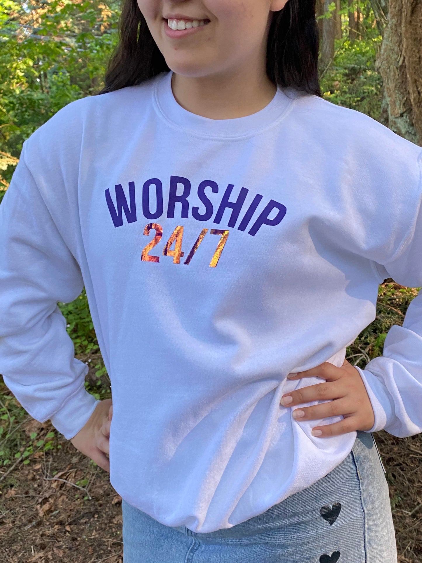 Worship 24/7 crewneck sweatshirt