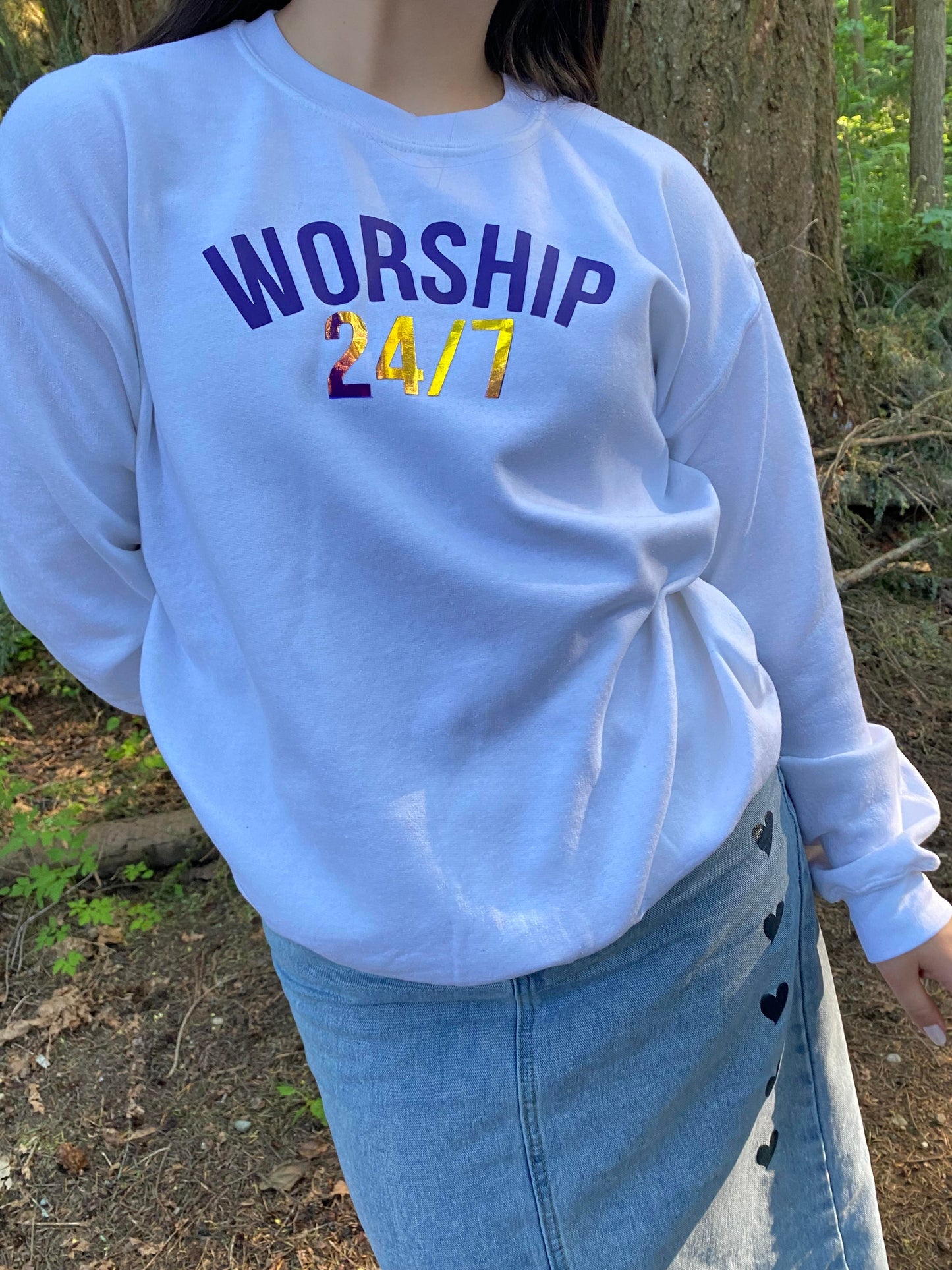 Worship 24/7 crewneck sweatshirt