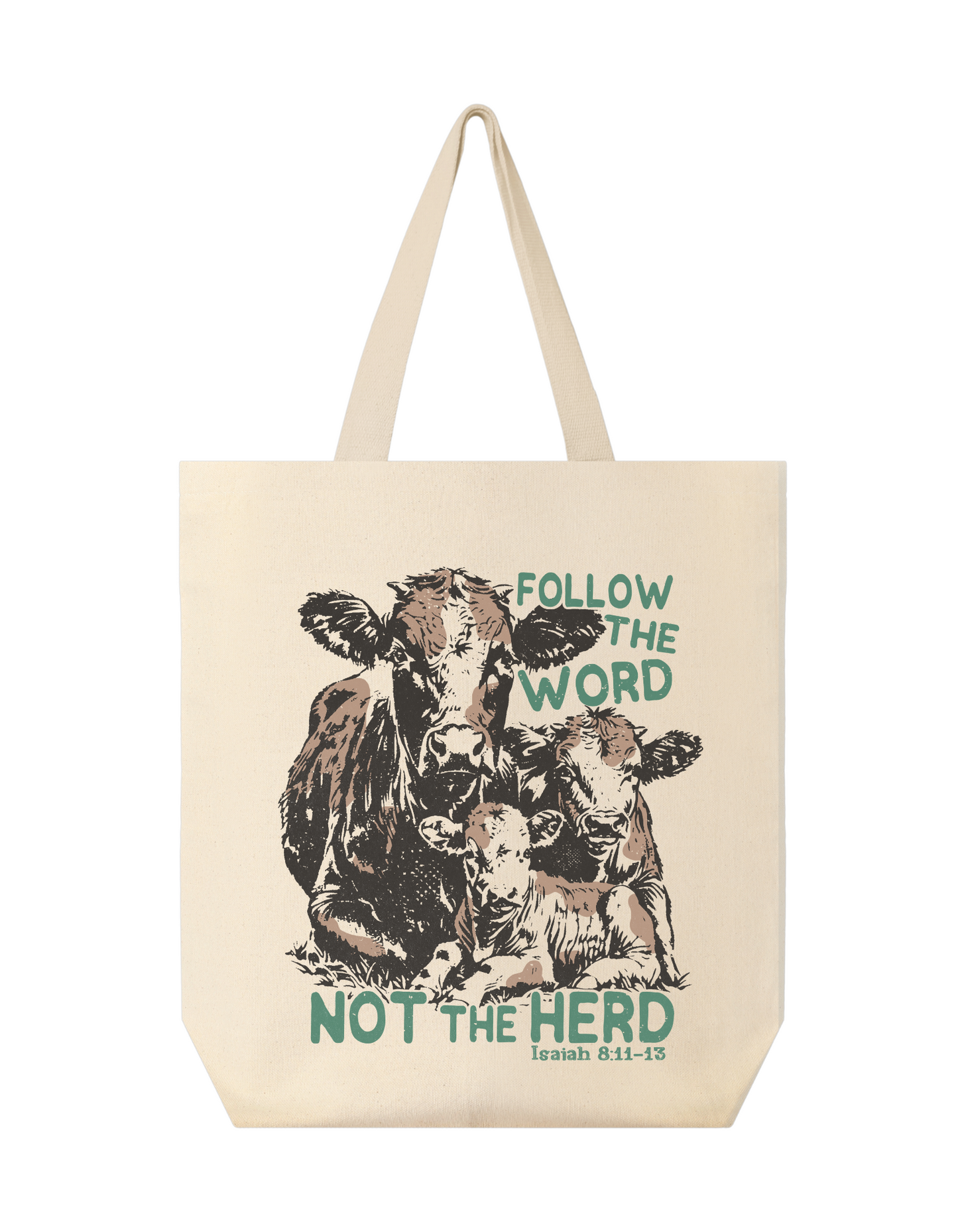 Follow The Word Not The Herd-Market Tote Bag